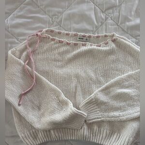 Hollister off the shoulder sweater